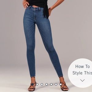 Abercrombie & Fitch Low Rise Jean Leggings